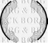 BORG & BECK BBS6091 Brake Shoe Set